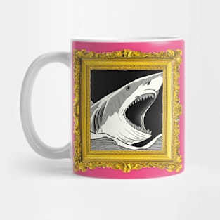 Shark in a Frame Mug